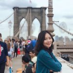 Picture of Chushan Wu on a bridge